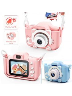 BShop Digitális Macskás Kamera Gyerekeknek (Rózsaszín)